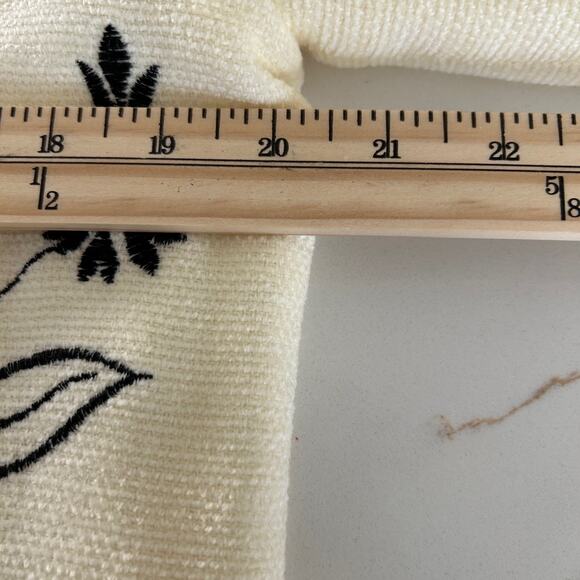 Vintage Gaff Jacket Embroidered Floral SZM Cream Black Lined - Picture 9 of 10